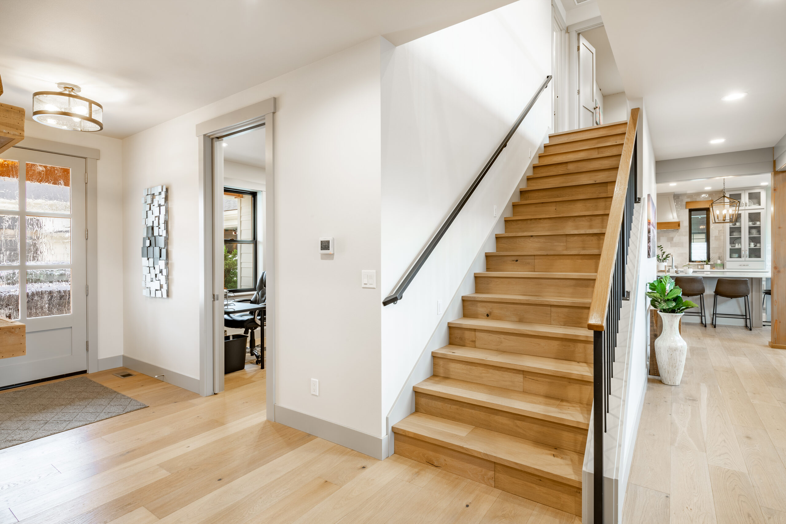 Entry foyer and staircase