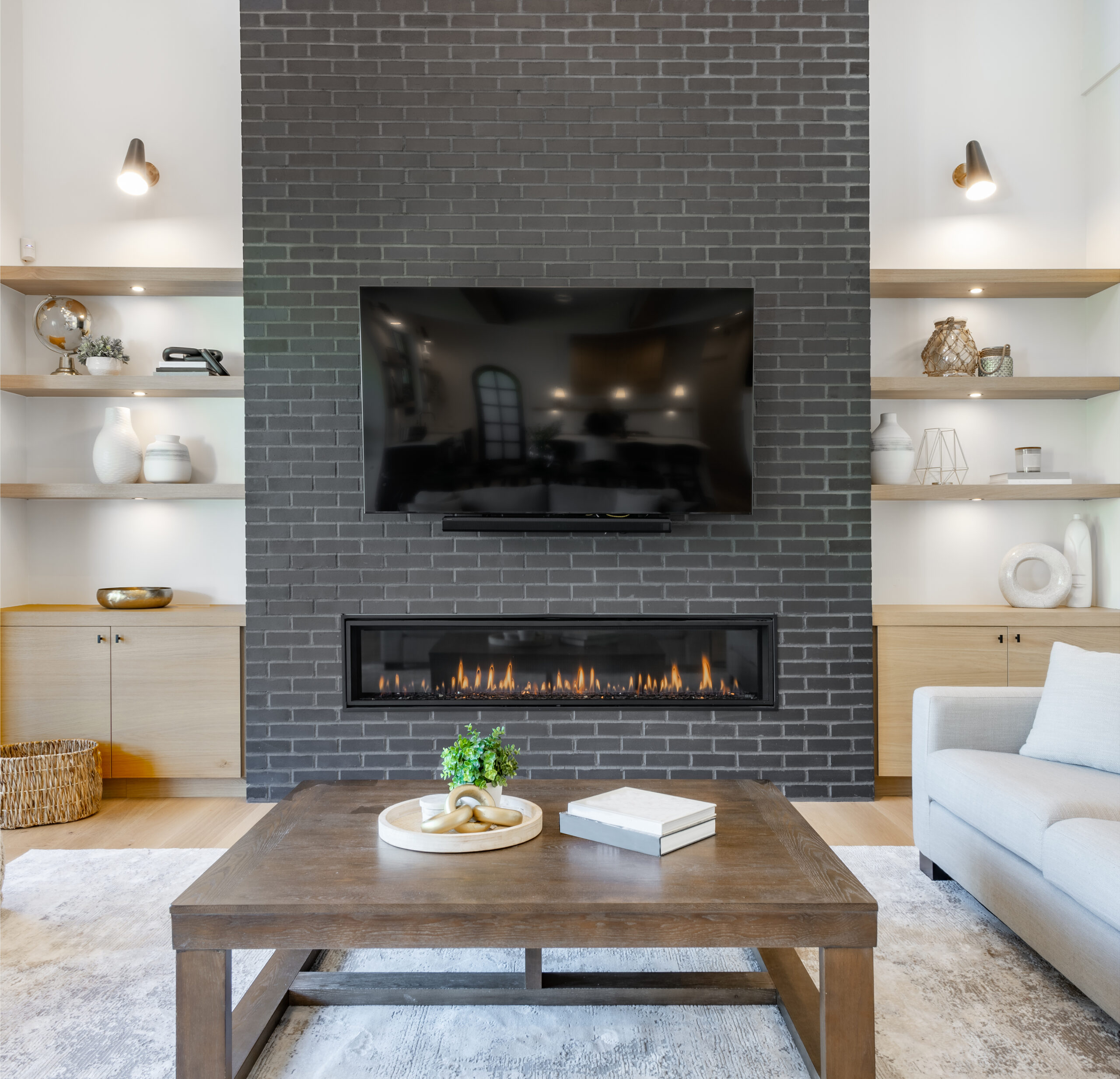 Fireplace and built-ins